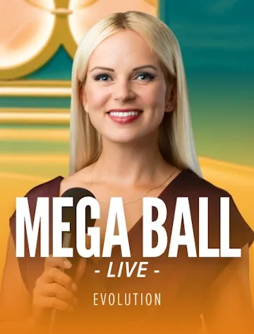 Mega Ball live game at Vegashero casino